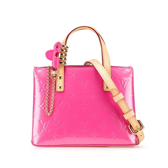 Louis Vuitton Handbags - Louis Vuitton Vernis Reed Handbag Shoulder Bag Neo Pink Patent Leather